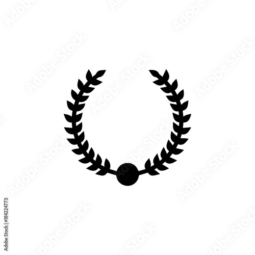 laurel wreath icon. Sports Accessory icon. Sport element icon. Premium quality graphic design. Signs  outline symbols collection icon for websites  web design  mobile app