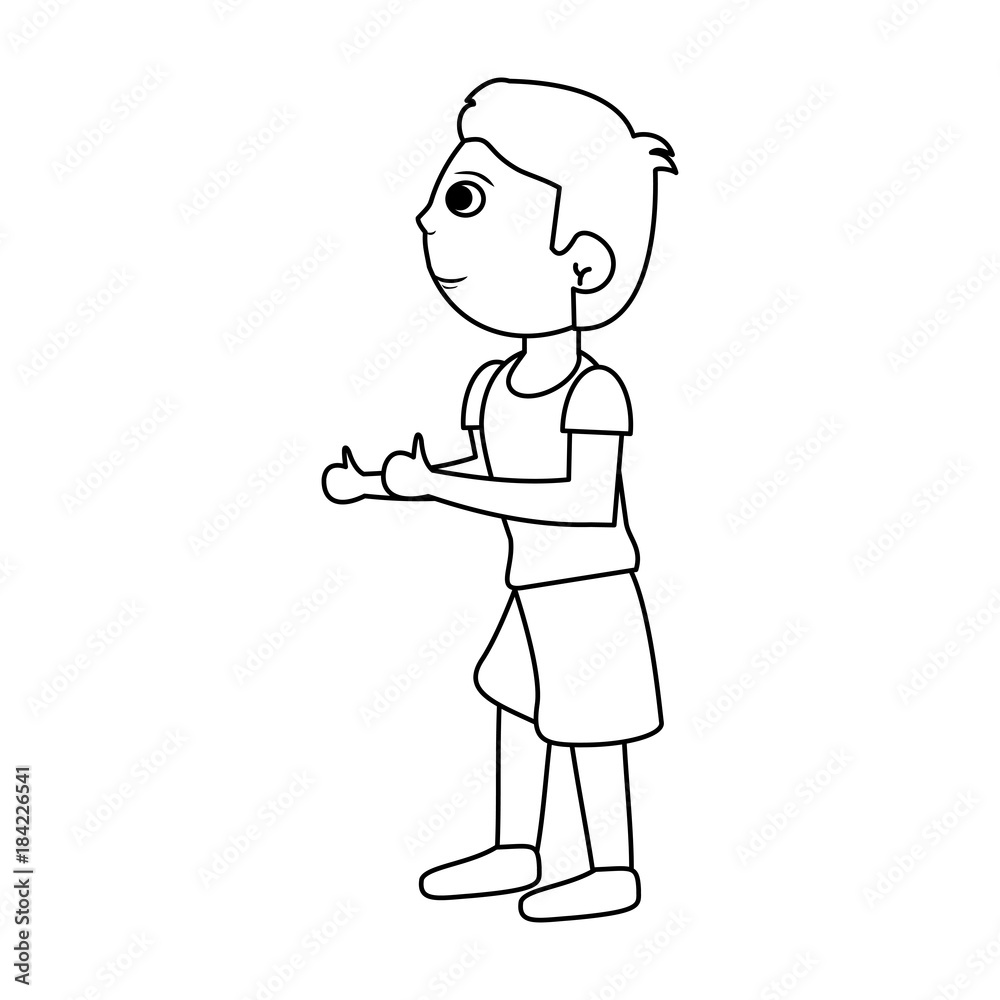 Cute boy cartoon Cute boy cartoon