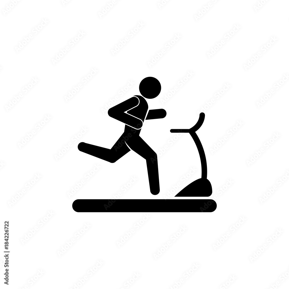 Treadmill Silhouette