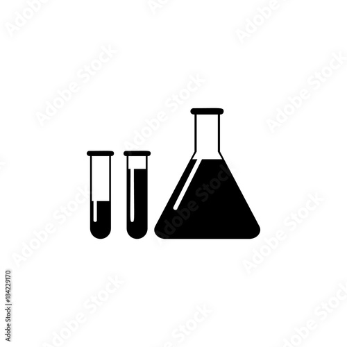 Chemical test tubes icon. Medicine icon. Element treatment icon. Premium quality graphic design. Signs, outline symbols collection icon for websites, web design, mobile app