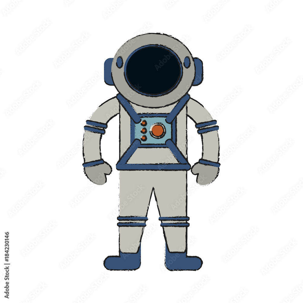 Astronaut cartoon isolated Astronaut cartoon isolated