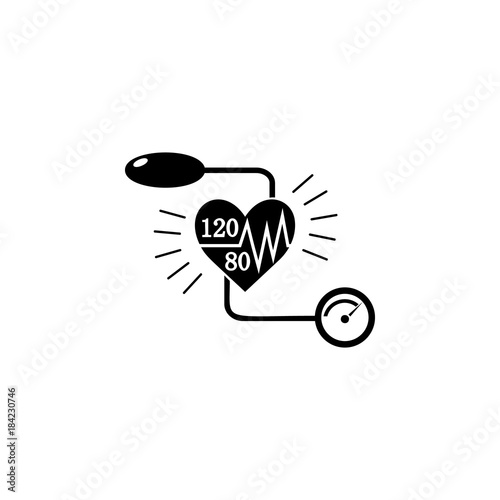 arterial pressure measuring icon. Medicine icon. Element treatment icon. Premium quality graphic design. Signs, outline symbols collection icon for websites, web design, mobile app