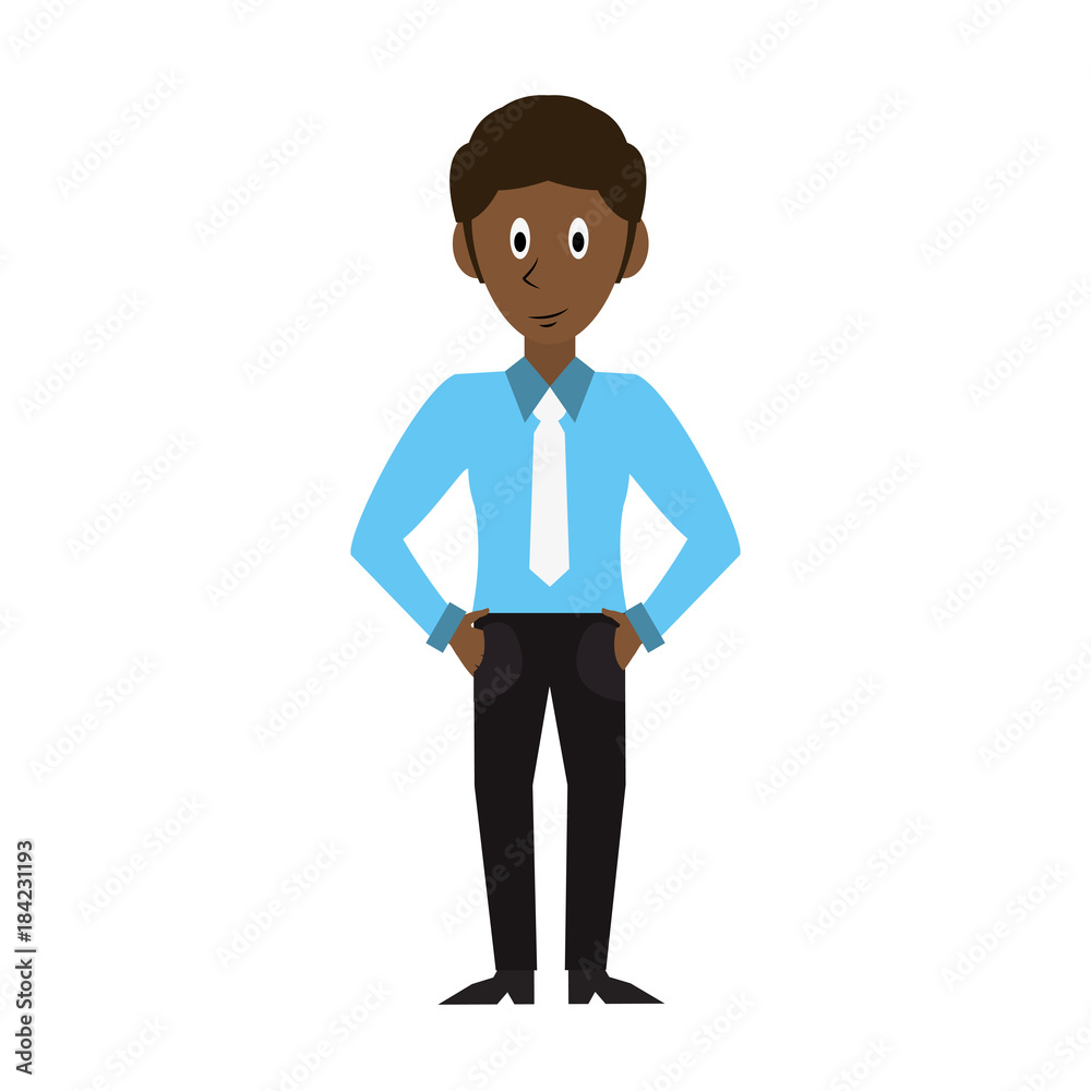 Businessman avatar cartoon