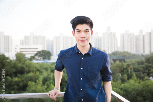 Young asian people portrait