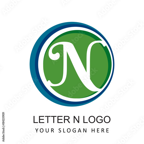 letter n finance logo