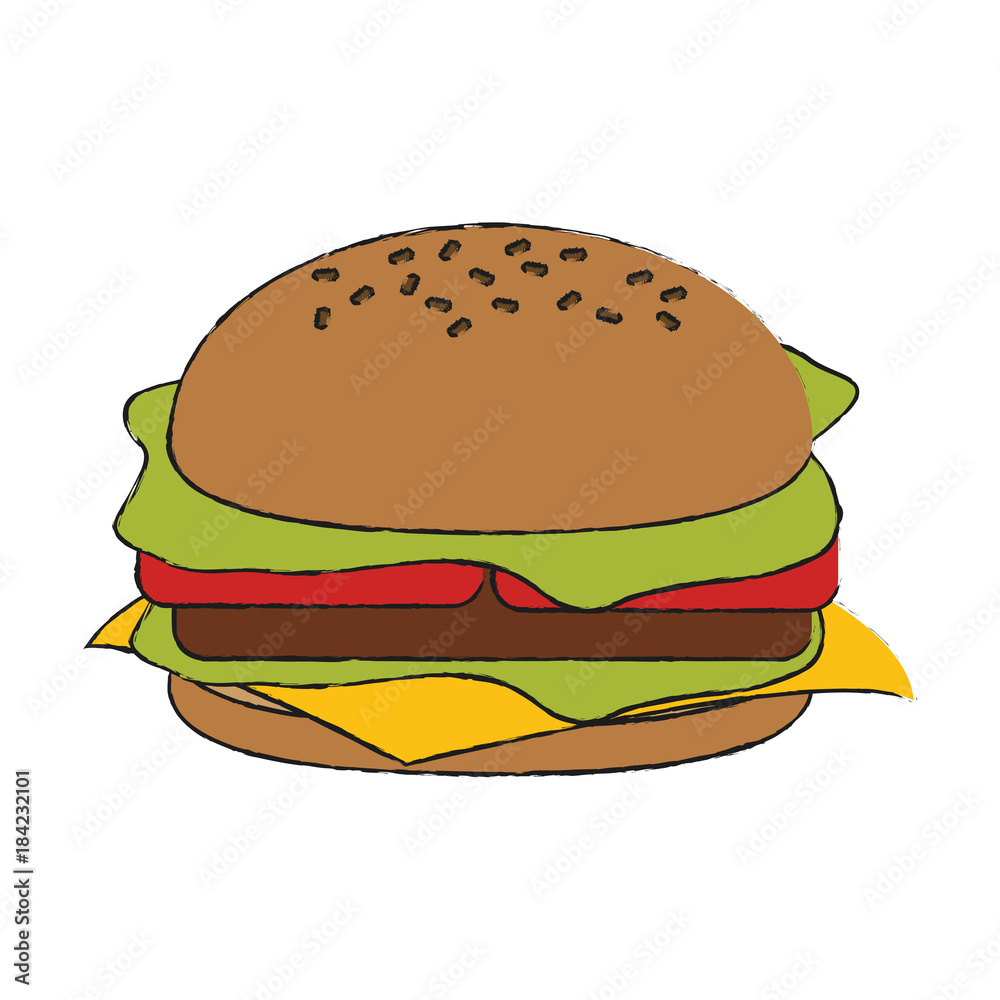 Hamburger fast food