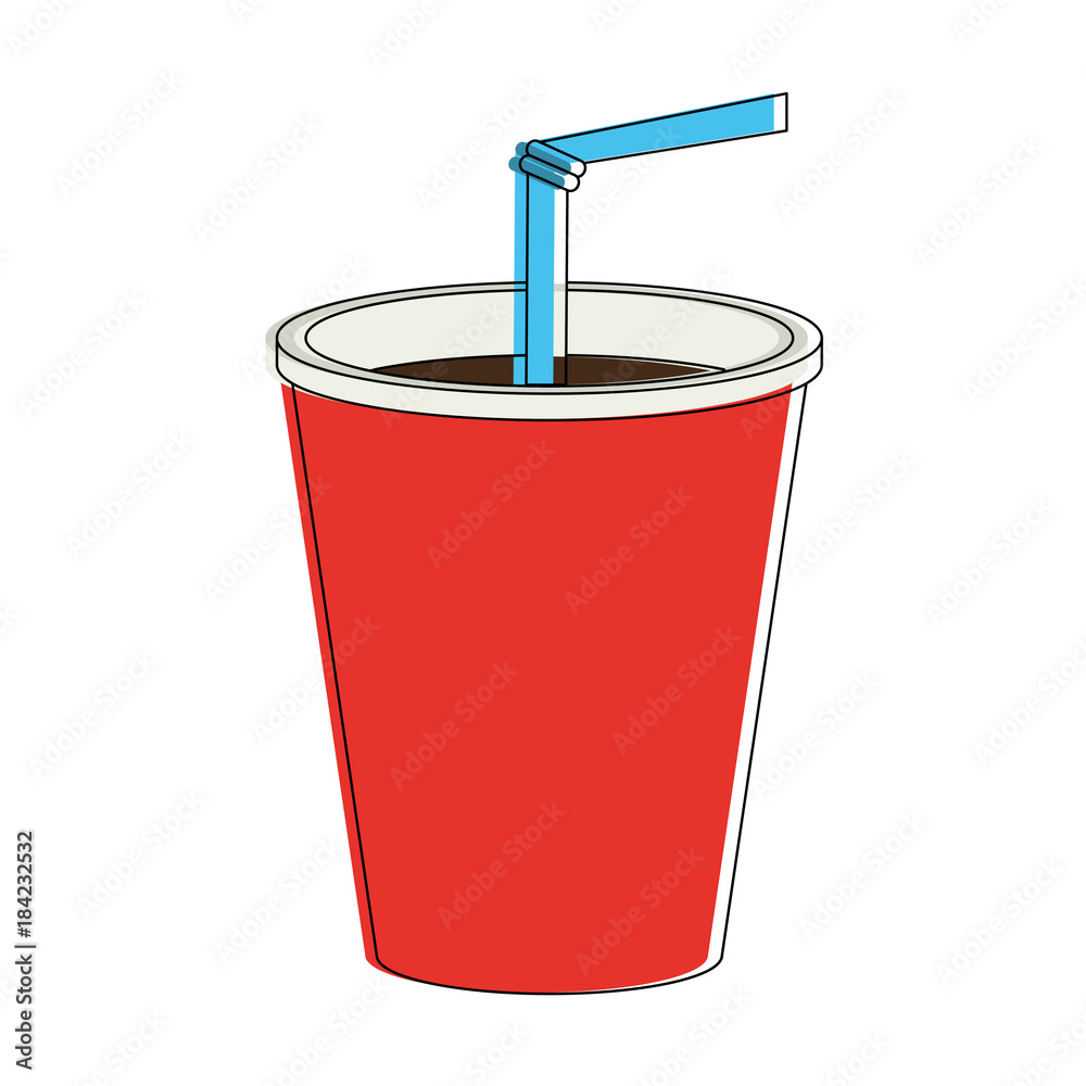 Soda in palstic cup Soda in palstic cup