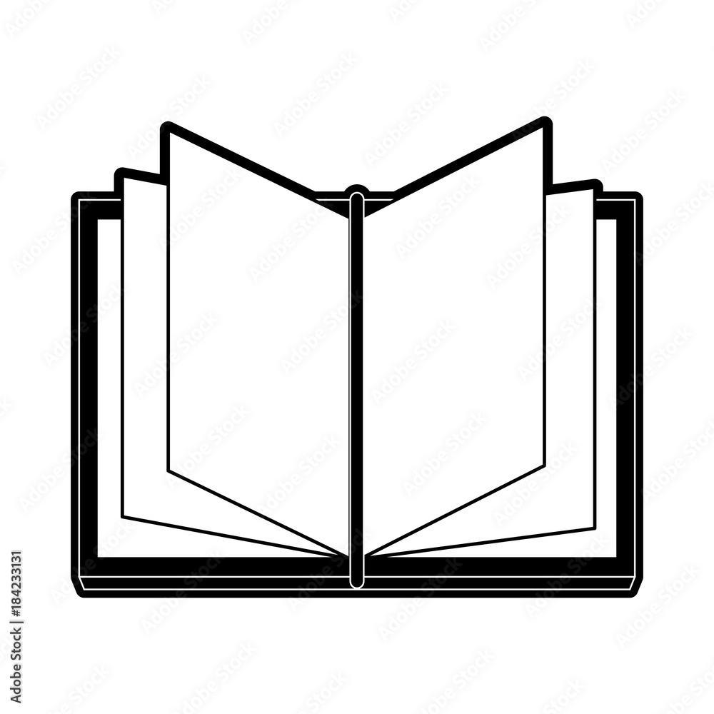 Book open isolated Book open isolated