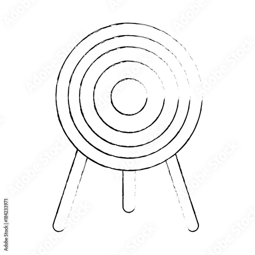 Target dartboard symbol