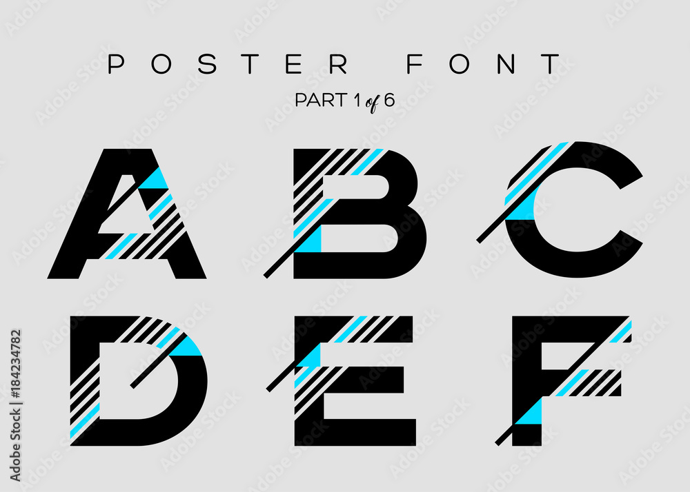 Vector Techno Font with Digital Glitch Text Effect. Minimal Geometric Typography for Logo Design