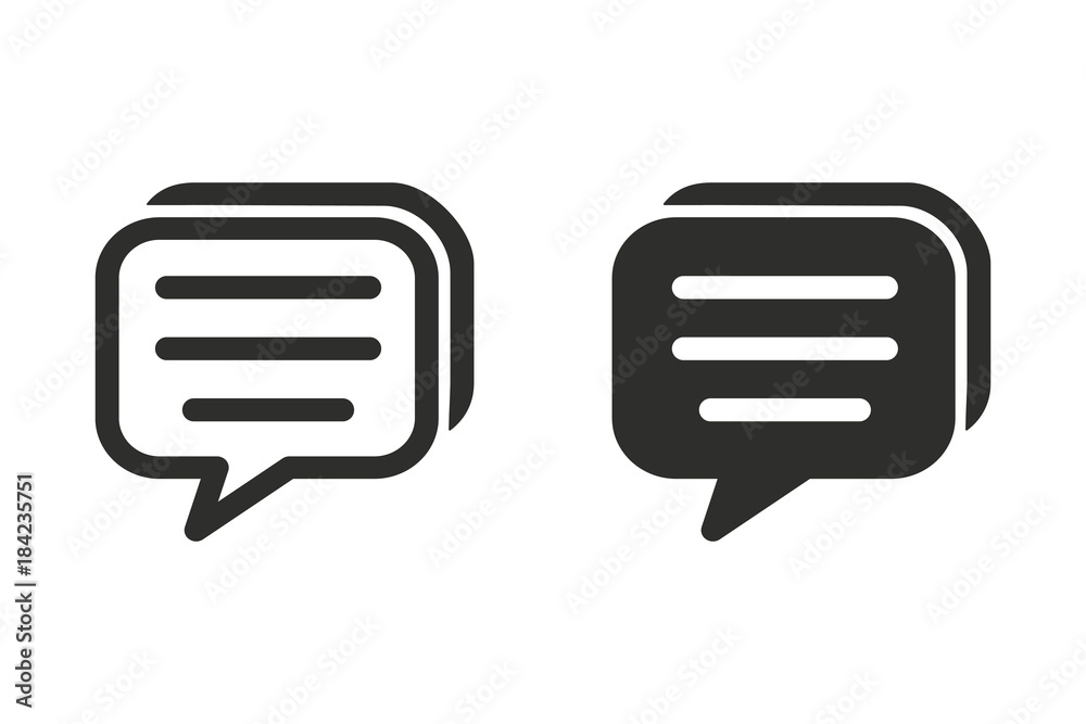 Chatting vector icon. Chatting vector icon.