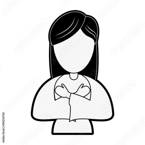 Virgin mary cartoon icon vector illustration graphic design