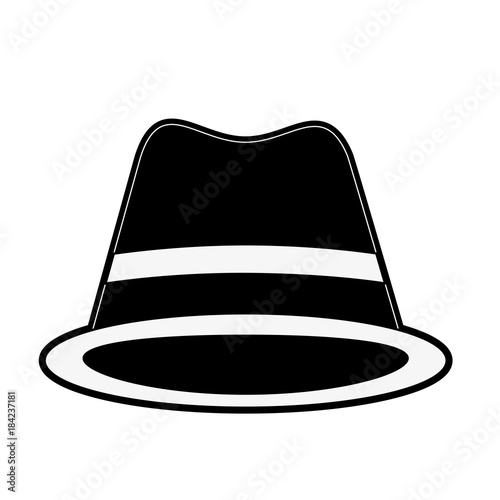 Vintage hat symbol icon vector illustration graphic design