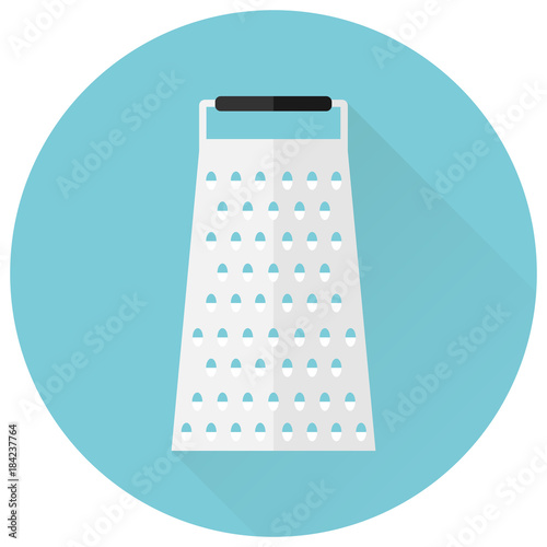 Grater for vegetables, vegetable cutter. Grate vegetables on grater.