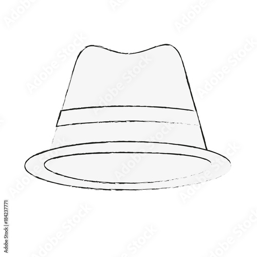 Vintage hat symbol icon vector illustration graphic design
