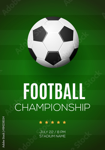 Vector Football Banner Template © artrise