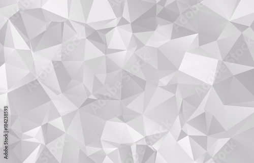 Light gray vector blurry triangle background design. Geometric background in style with gradient