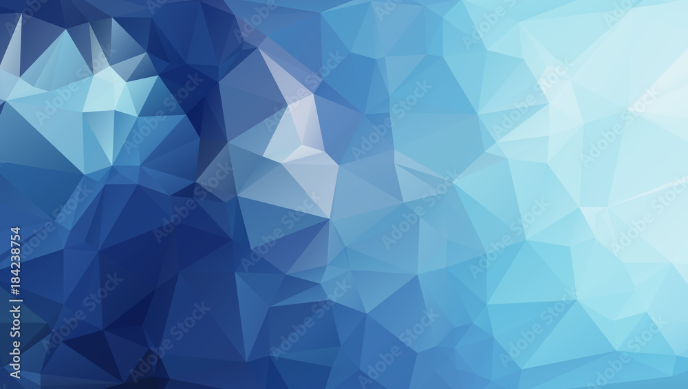 olygonal abstract background consisting of triangles blue color olygonal abstract background consisting of triangles blue color