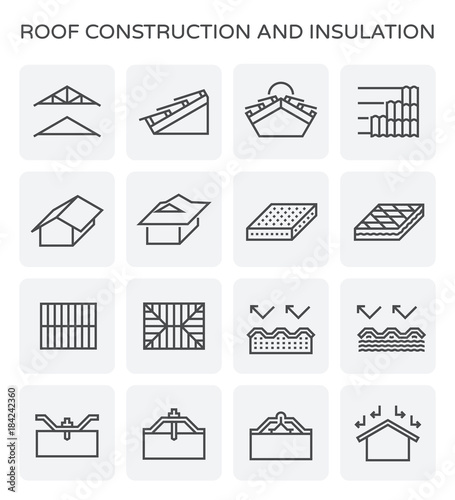 roof construction icon