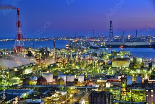 四日市ポートタワーからの夜景