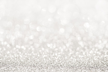 Silver glitter light