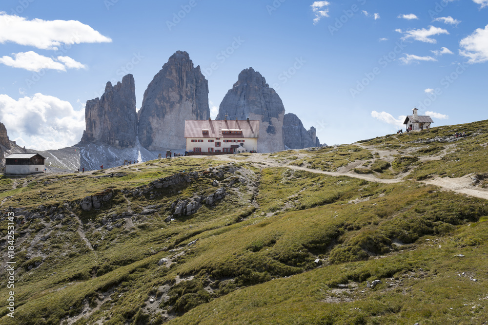 Italien, Dolomiten, Hochpustertal, Naturpark Drei Zinnen, die ...