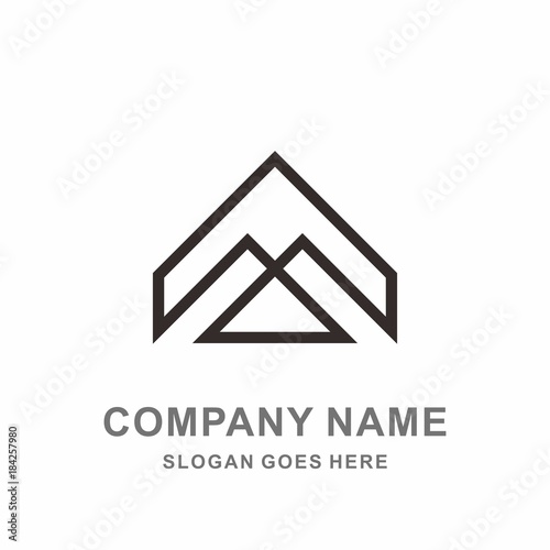 Geometric Triangle Wings Arrow Paper Plane Digital Technology Computer Business Company Stock Vector Logo Design Template