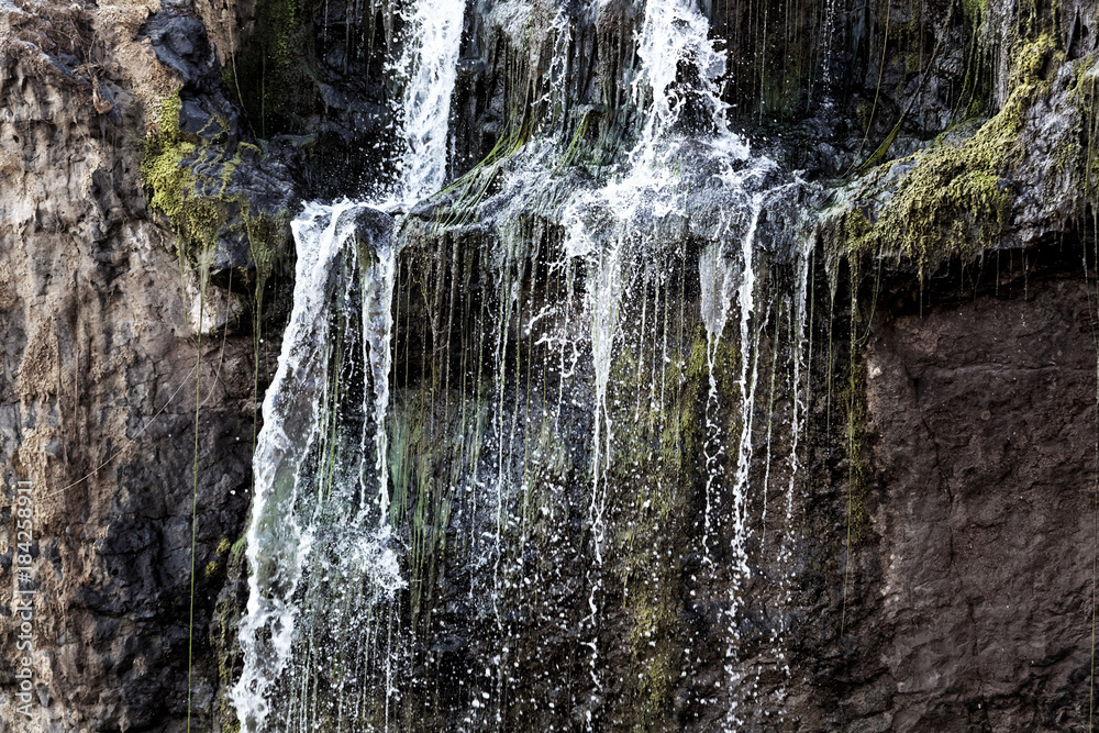 Detail of a small waterfall Detail of a small waterfall
