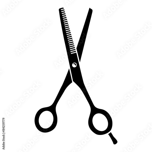 Scissors icon, simple style