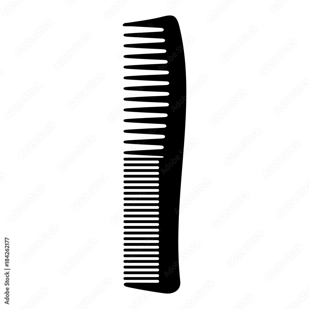 Small comb icon, simple style Small comb icon, simple style