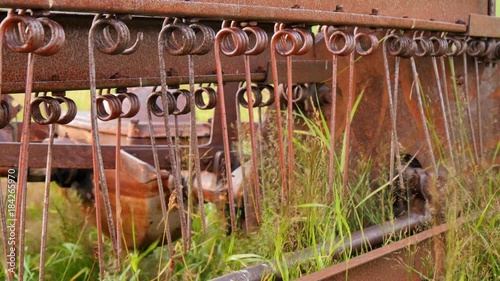 ICELAND Tedder Agriculture machinery Maschine rust Rost photo