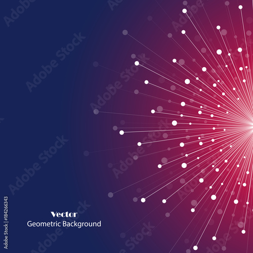 Vector geometric background