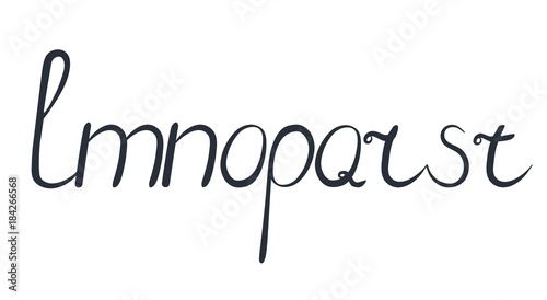 Hand drawn typeface set.  Typography alphabet for your designs: logo, typeface, web banner, card, wedding invitation.