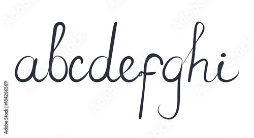 Hand drawn typeface set.  Typography alphabet for your designs: logo, typeface, web banner, card, wedding invitation.