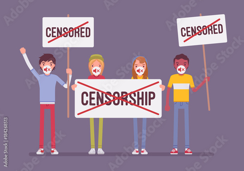 No censorship demonstration