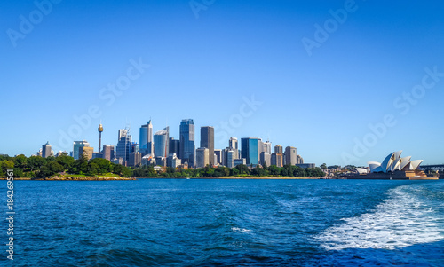 Sydney city center and Opera House, Australia © daboost