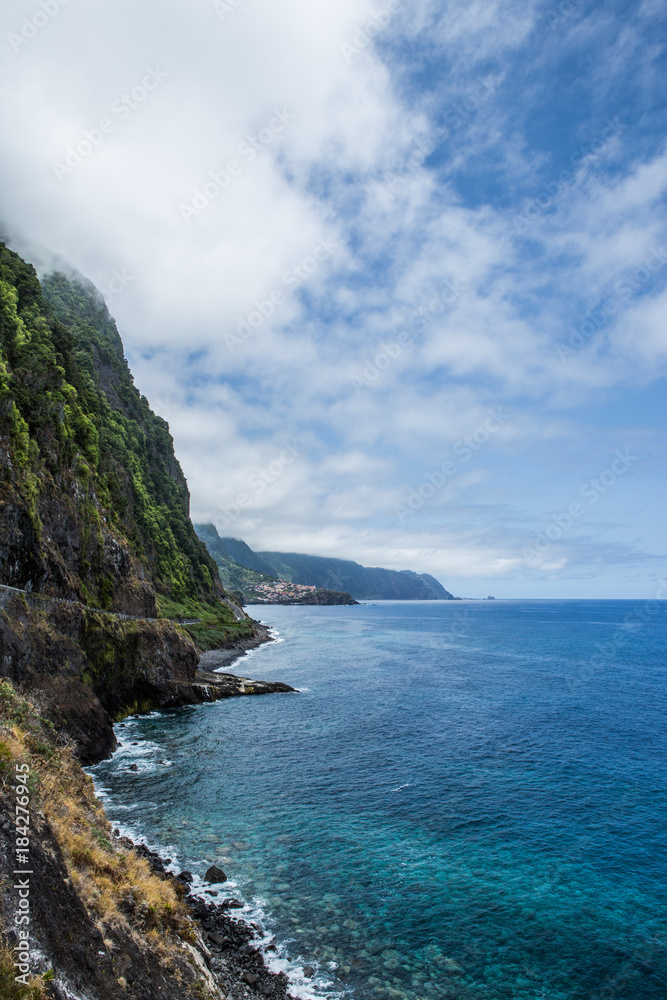 Panorama atlantic view Madeira, Portugal - beach