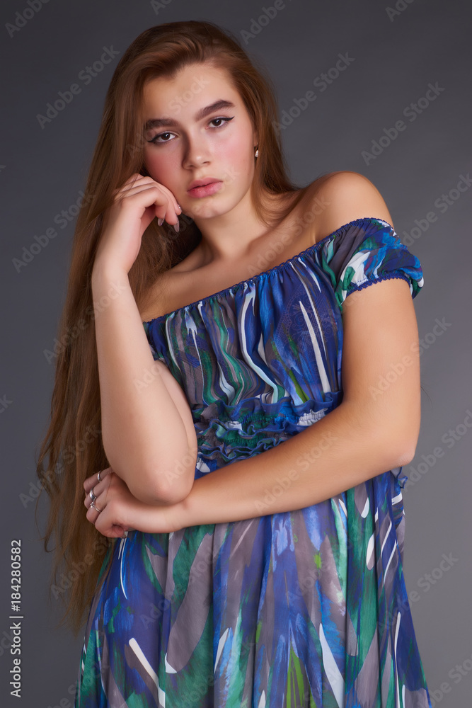 Glorious girl background isolated Glorious girl background isolated