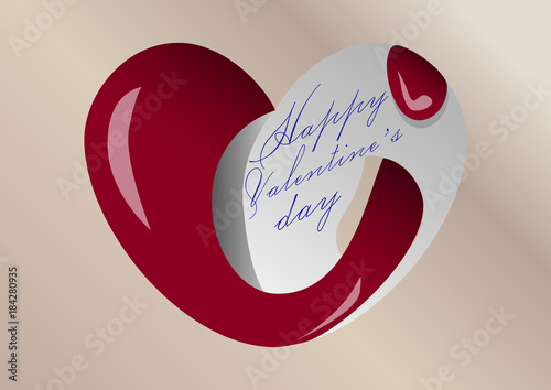 Valentine's day greeting card