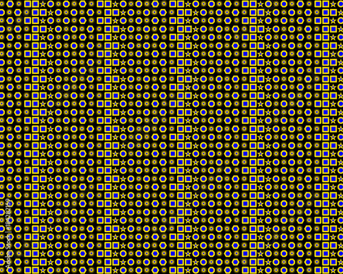 background of different shapes of patterns