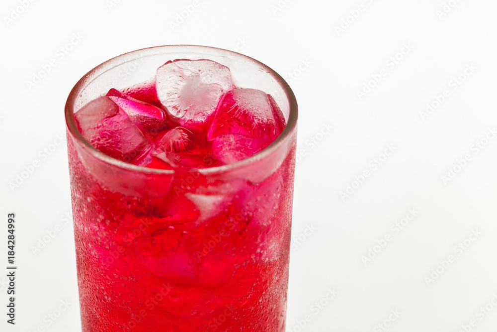 custom made wallpaper toronto digitalSummer cocktail; fresh juice with sparkling on ice on white background