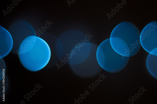 Blue Bokeh Texture photo