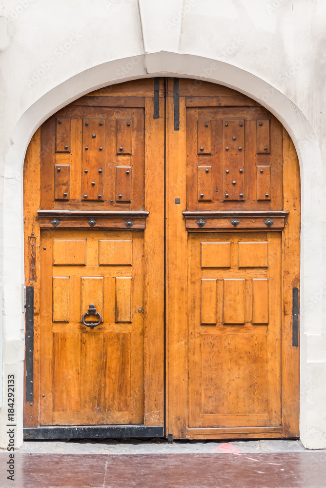 Paris, old wooden door, studded entry porch
Paris, old wooden door, studded entry porch