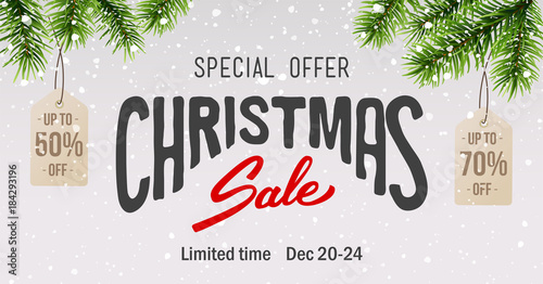 Christmas sale,vector illustration