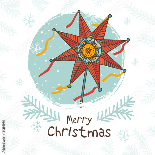 Happy Ukrainian christmas card