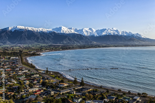 Kaikoura, New Zealand in Early Morning photo