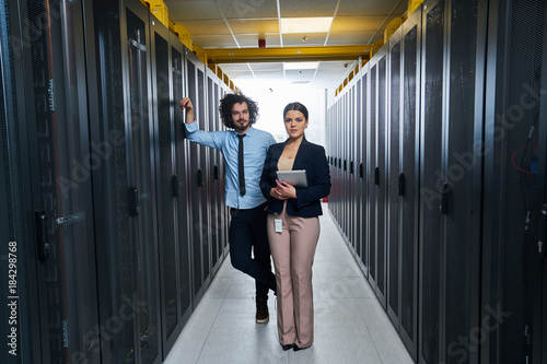 Wallpaper Mural Two young technicans working Torontodigital.ca