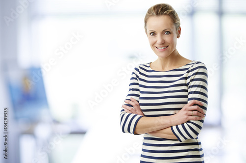 Businesswoman at the office Free Download Businesswoman at the office - GFXLoad