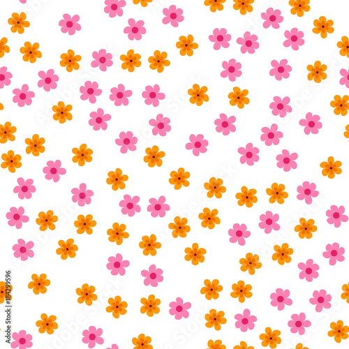 abstract floral background. For prints, greeting cards, invitations, wedding, birthday, party, Valentine's day. Seamless pattern.