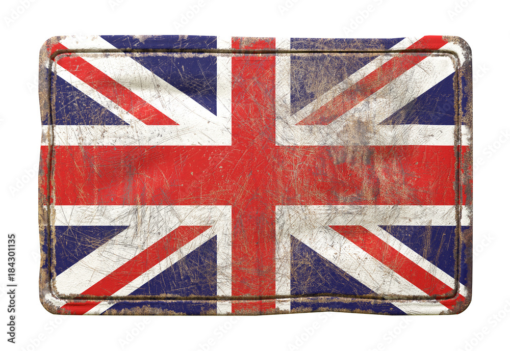 Fototapeta premium Old United Kingdom flag
